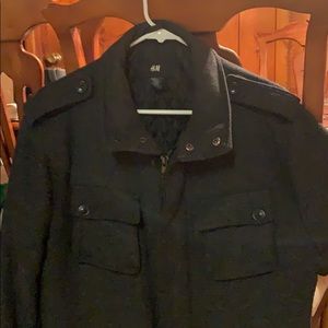 Men’s H&M Heavy Insulated Pea Coat Size 42R